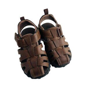 Carter’s Sandals Fisherman Vasco Toddler‎ Size 5M Brown Summer Shoes